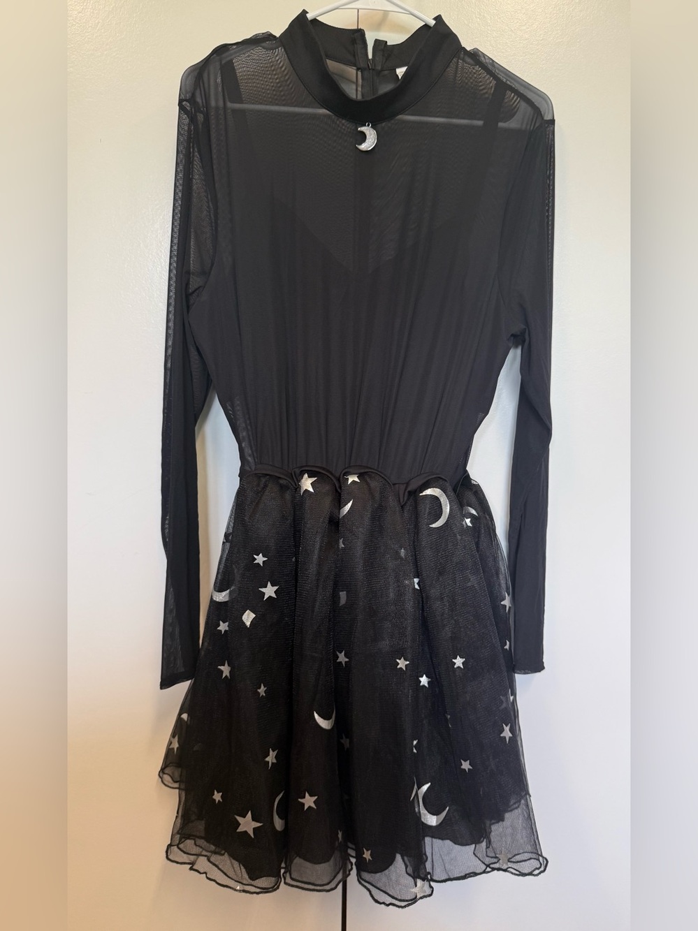 NEW deluxe witch costume - celestial dress and fascinator hat - Halloween, sexy